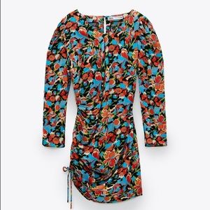 Zara floral dress